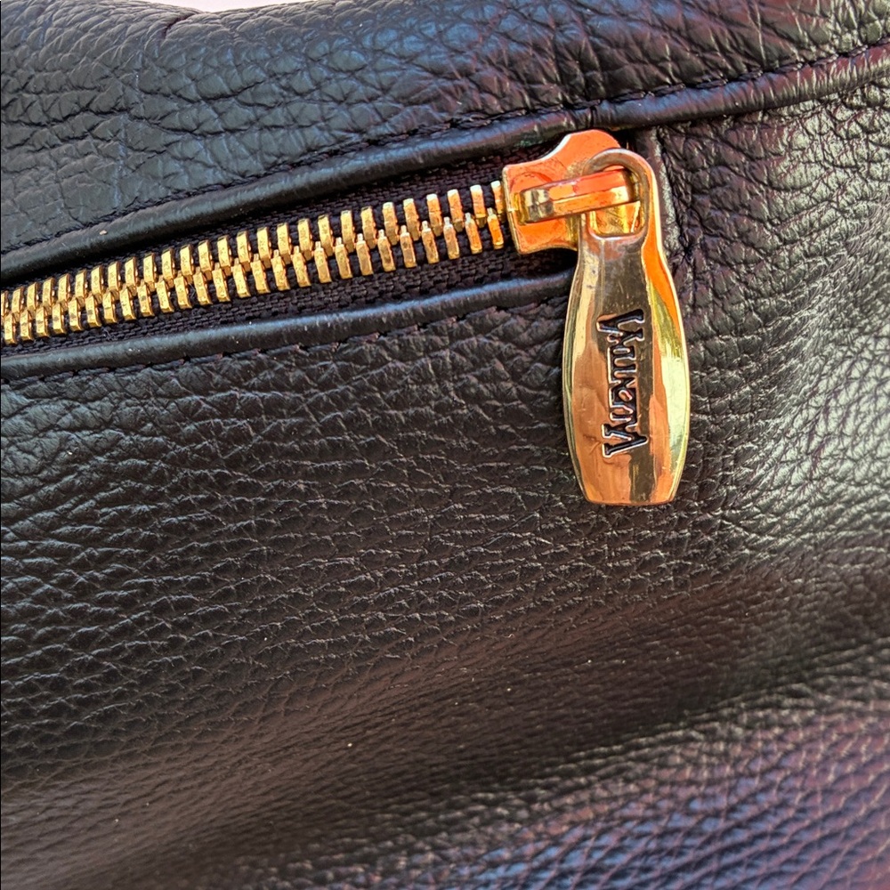 Valentino Black and Brown Leather Shoulder Bag - Picture 4 of 9